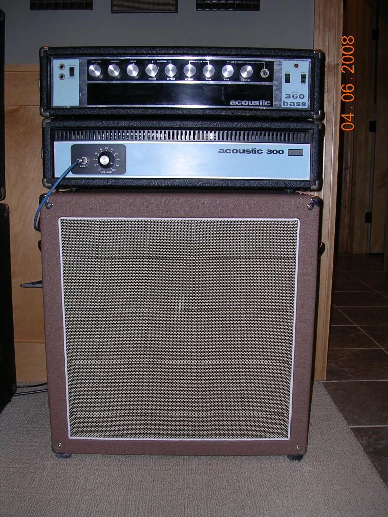 SOLD FT Acoustic 360 + 300 for Ampeg V4b