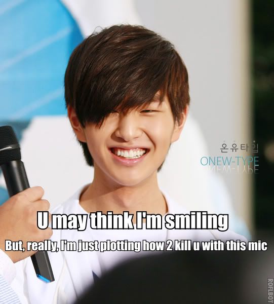 Onew - smiling