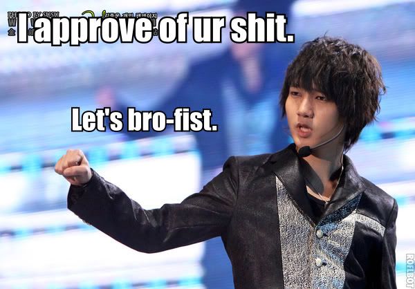 Yesung - brofist