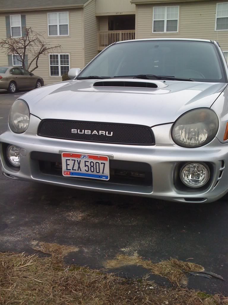 I painted it subaru silver to