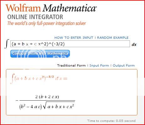 wolfram mathematica online integrator