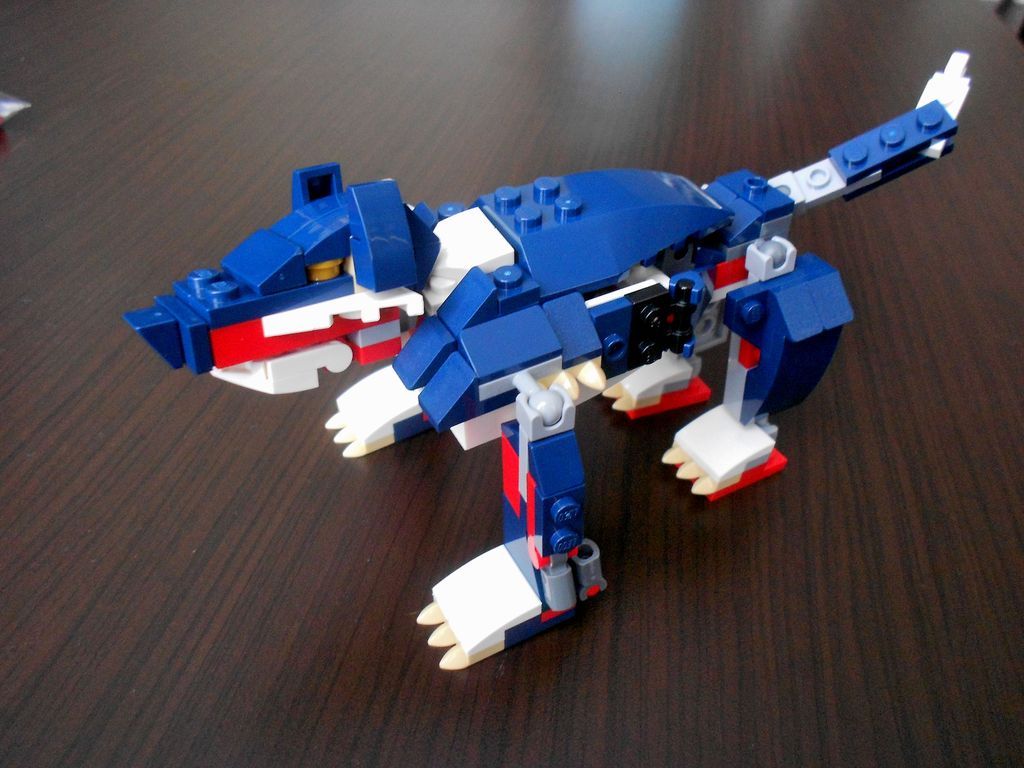 transformer wolf toy