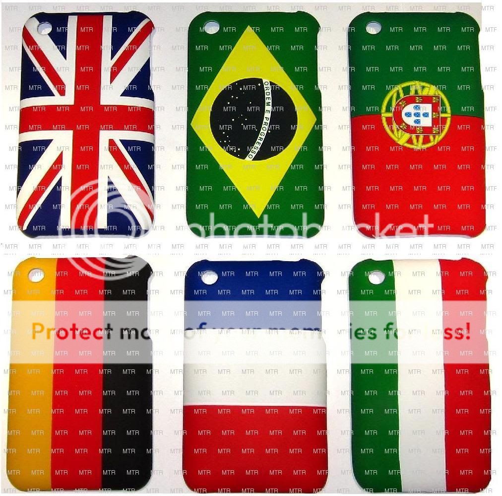 FIFA WORLD CUP APPLE IPHONE 3G 3GS HARD CASE Brazil etc  