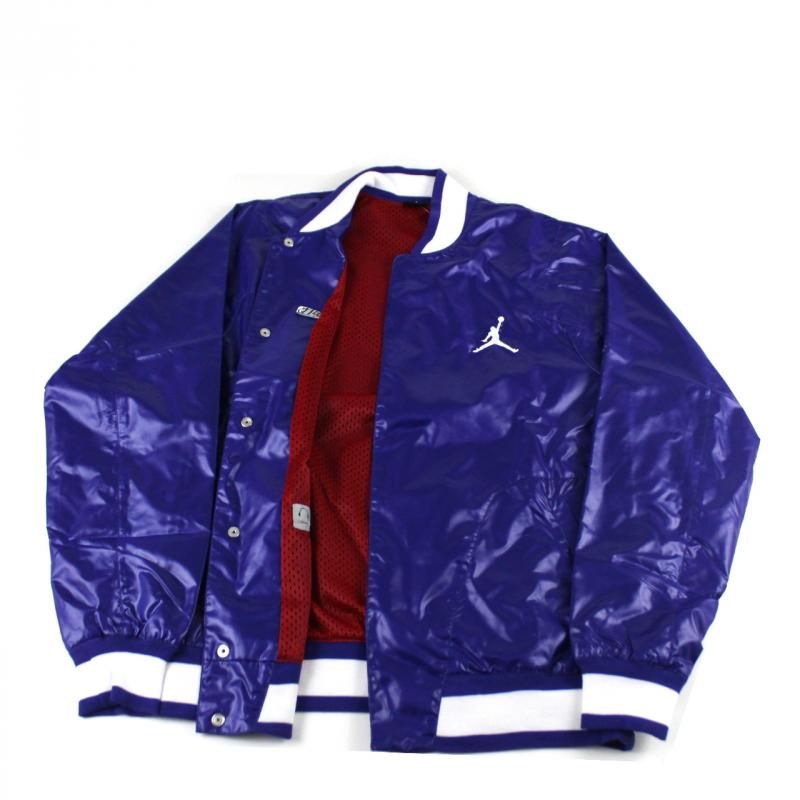 NIKE JORDAN WOVEN 2.0 VARSITY JACKET PURPLE DWR WATER REPELLENT 612948 423 SZ M
